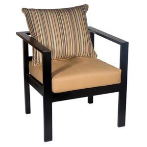 ΑΤΛΑΣ-Π πολυθρόνα κήπου μεταλλική με μαξιλάρια ΧΡΩΜΑ ΕΠΙΛΟΓΗΣ, 70x65xH65 